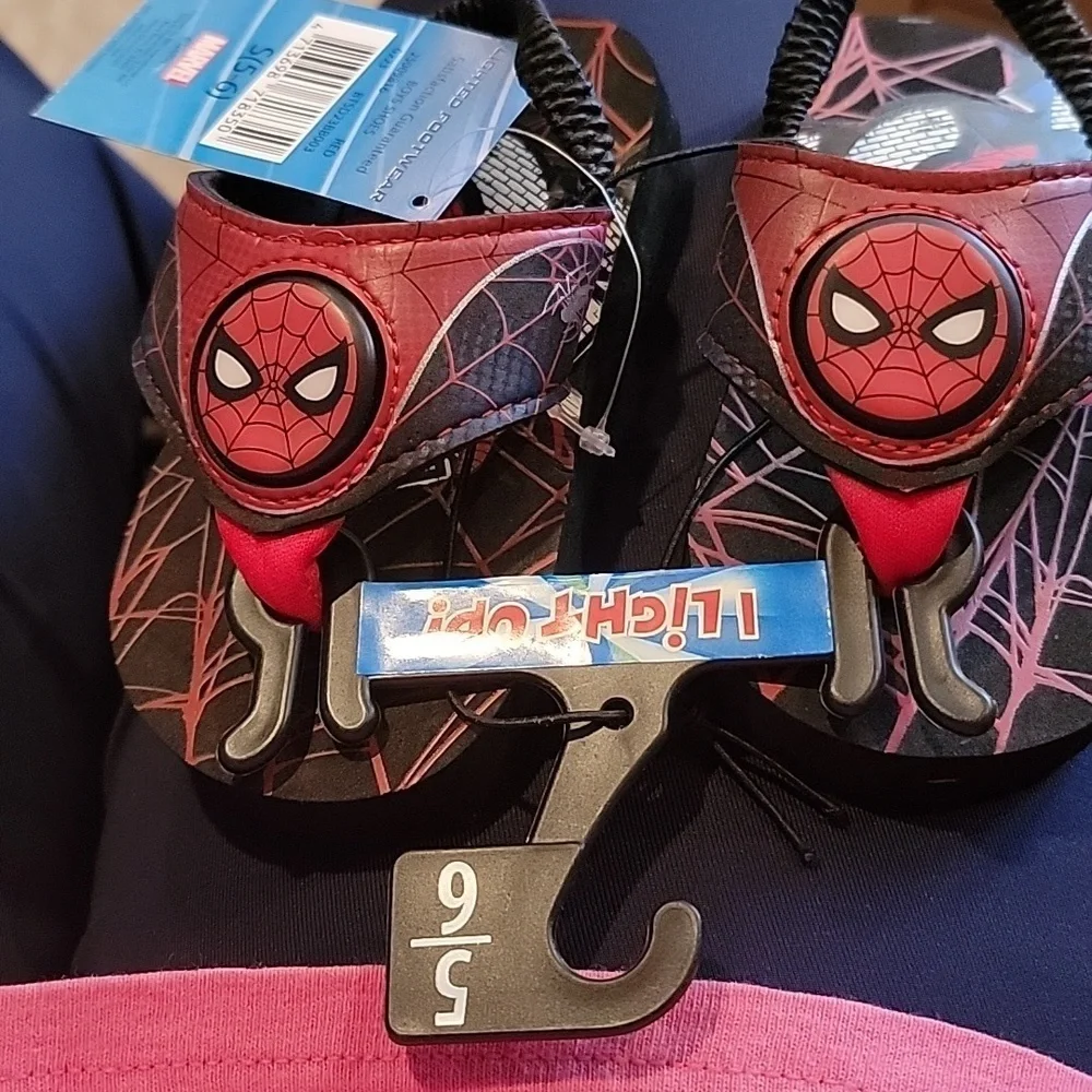 Marvel Spiderman Boys Light Up Sandals